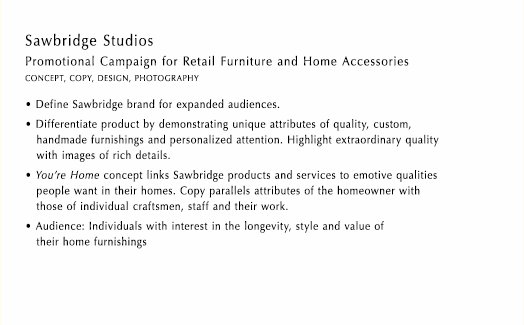 New Day Sawbridge Studios Campaign
